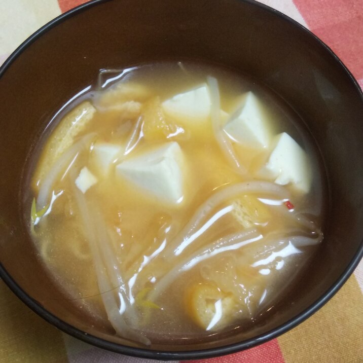 ピリ辛☆キムチ味噌汁